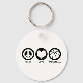 Llavero Baloncesto de Peace Love