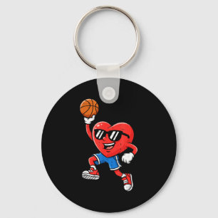 Llavero Baloncesto del Día de San Valentín para Adolescent