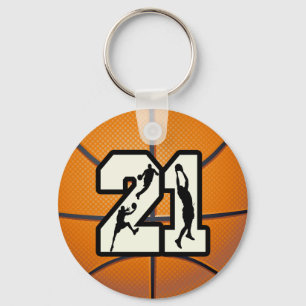 Llavero Baloncesto del número 21