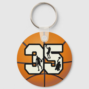 Llavero Baloncesto del número 35
