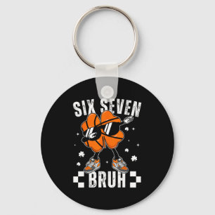 Llavero Baloncesto Divertido Seis Bruh Pijama Siete Shamro