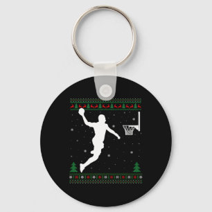 Llavero Baloncesto Dunking Navidad Jugador de Baloncesto f