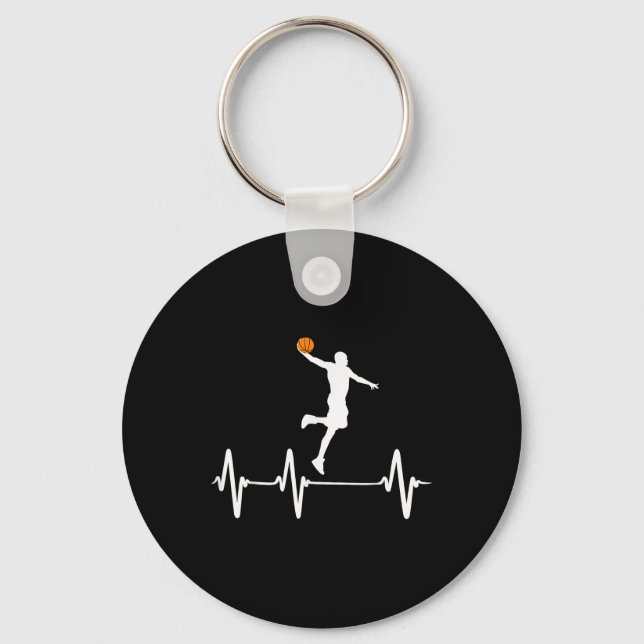 Llavero Baloncesto Heartbeat (Anverso)