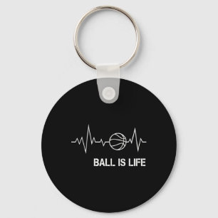 Llavero Baloncesto Heartbeat Big Balls My Life Baller Play