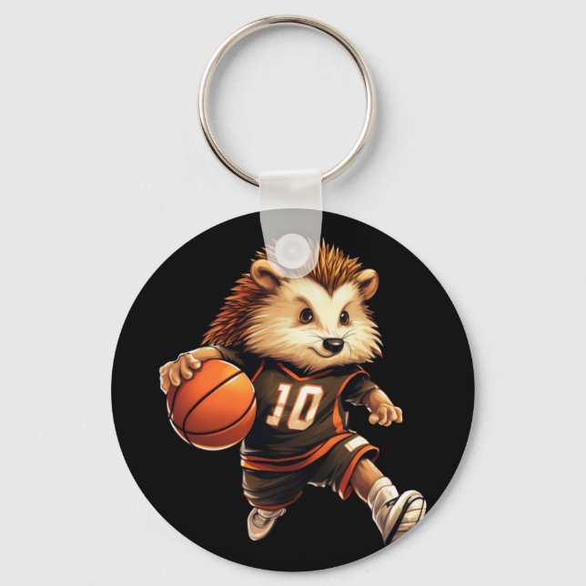 Llavero Baloncesto Hedgehog (Anverso)