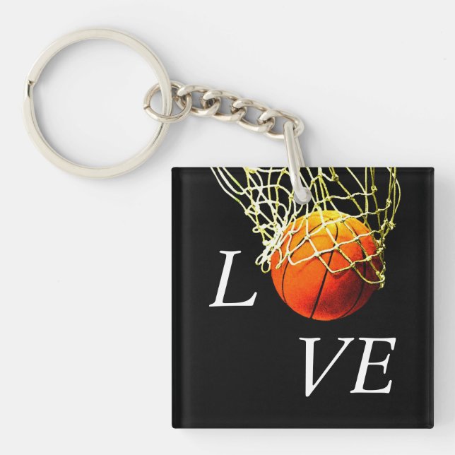 Llavero Baloncesto I Love (Frente)