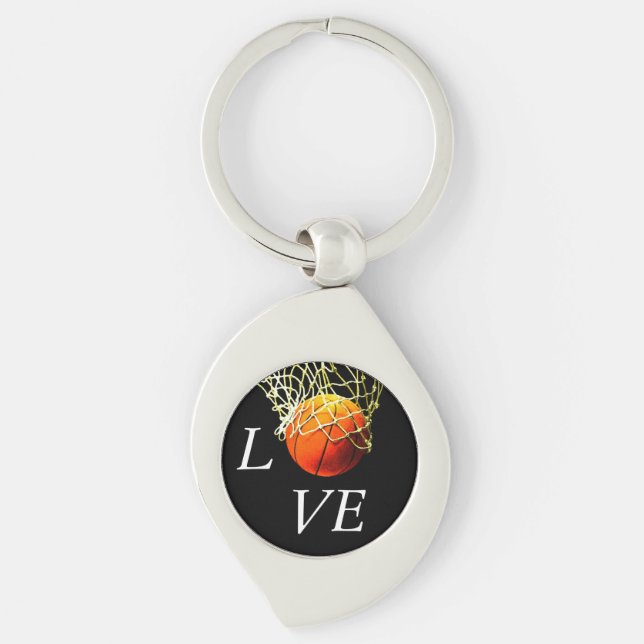 Llavero Baloncesto I Love (Anverso)