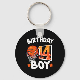 Llavero Baloncesto Im 14 Años Decoración De Niño De 14 Año