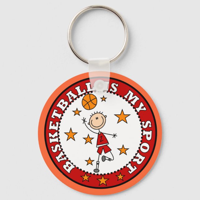 Llavero Baloncesto Mis camisetas y regalos deportivos (Anverso)