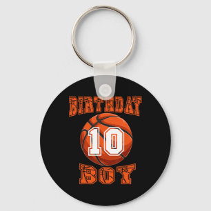 Llavero Baloncesto - Nacimiento Niño de 10 años de edad dé
