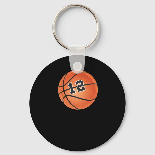 Llavero Baloncesto Número 12 (Anverso)