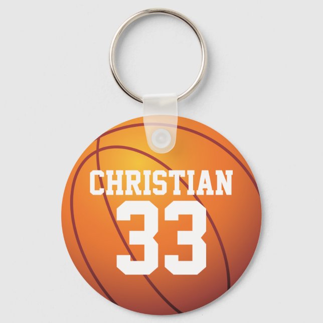 Llavero Baloncesto personalizado (Anverso)
