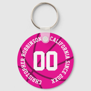 Llavero Baloncesto personalizado moderno
