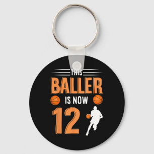 Llavero Baloncesto por los 12 Años - Este Baller Ya Tiene