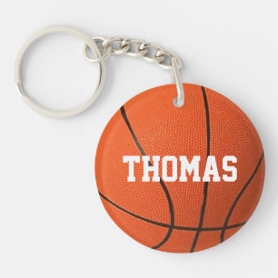 Llavero Baloncesto Realista Genial con Monograma de nombre