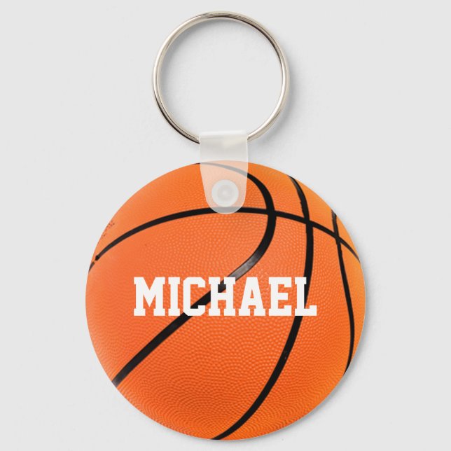 Llavero Baloncesto Su Nombre (Anverso)