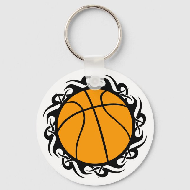 Llavero baloncesto tribal. (Anverso)