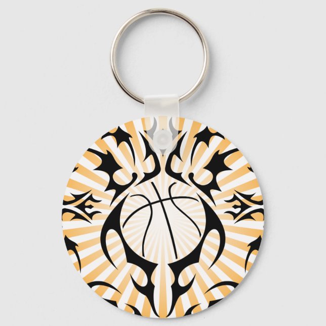 Llavero baloncesto tribal. (Anverso)