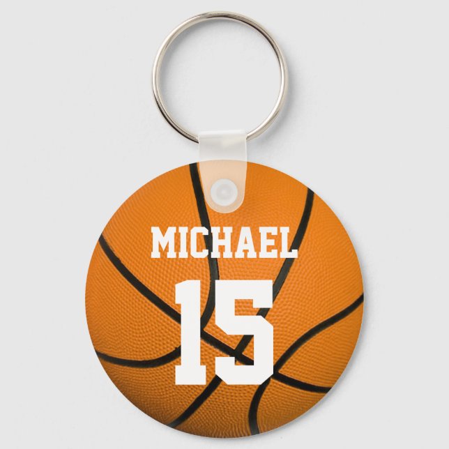 Llavero Baloncesto tu nombre Personalizable (Anverso)