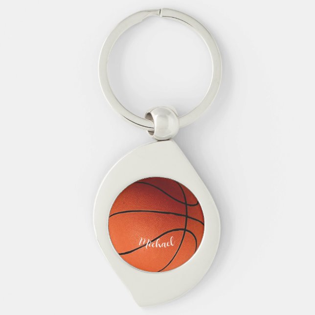 Llavero Baloncesto tu nombre Personalizado (Anverso)