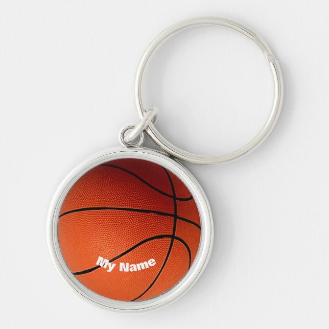 Llavero Baloncesto tu nombre Personalizado (Frente)