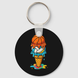 Llavero Baloncesto Voleibol Helado Crema Drin Colorful Sum