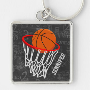 Llavero Baloncesto y gancho de tablero personalizado