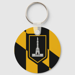 Llavero Baltimore (Maryland) flag Keychain