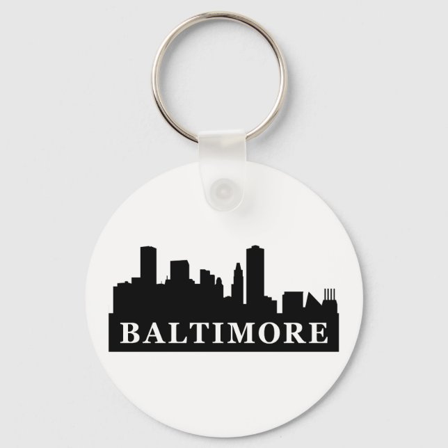 Llavero Baltimore Skyline (Anverso)