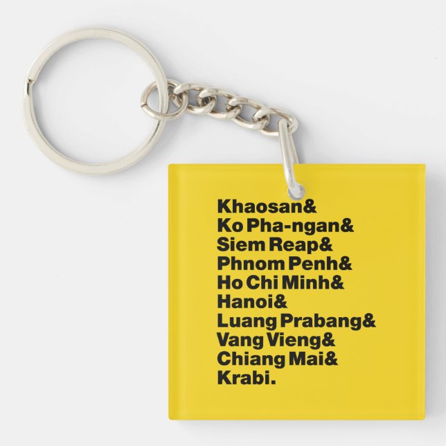 Llavero Banana Pancake Trail / Circuito (Frente)