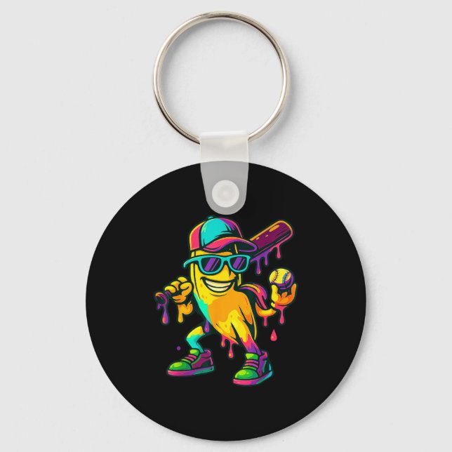 Llavero Banana Shirt Funny Banana Drip Graphic Kids Boys G (Anverso)