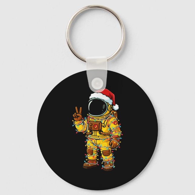 Llavero Bananaut Space Explorer - Christmas Astronaut Ligh (Anverso)