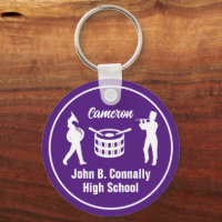 Banda de marcha Purple High School personalizada