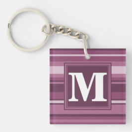 Llavero Bandas de mauve monogramo