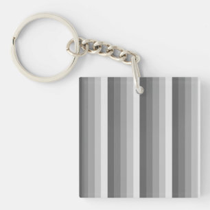 Llavero Bandas de sombra gris