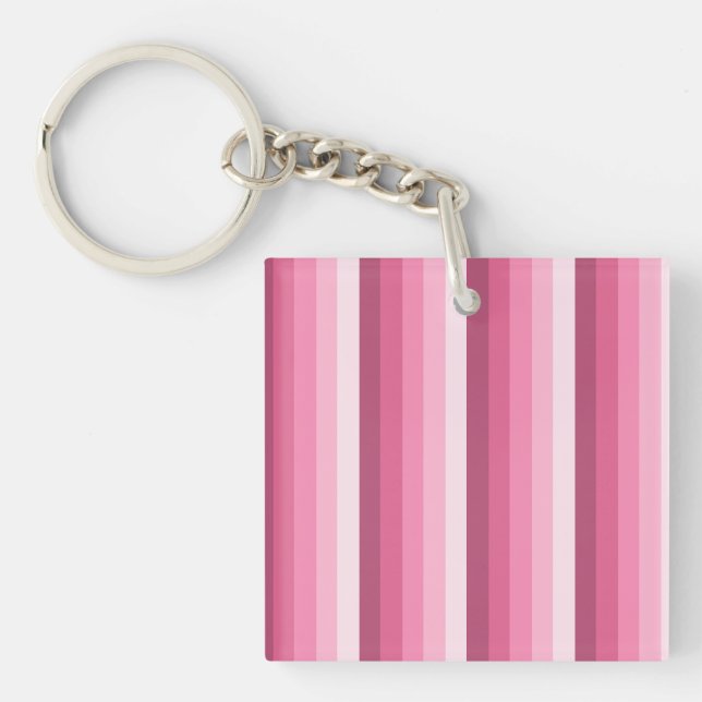 Llavero Bandas de sombra rosadas (Frente)