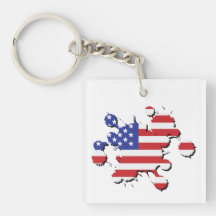 bandeja de bandera de Estados Unidos