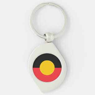Llavero Bandera aborigen australiana