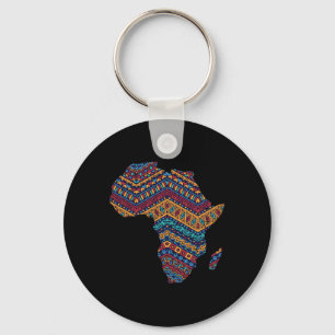 Llavero Bandera africana Kente Cloth Orgullo negro African