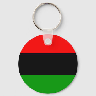 Llavero bandera afroamericana