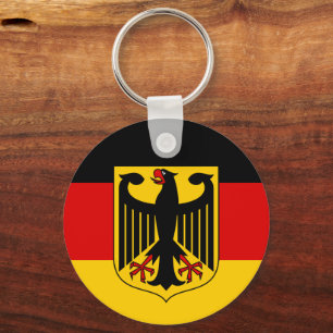 Llavero Bandera alemana y Eagle Emblem, Alemania / hincha