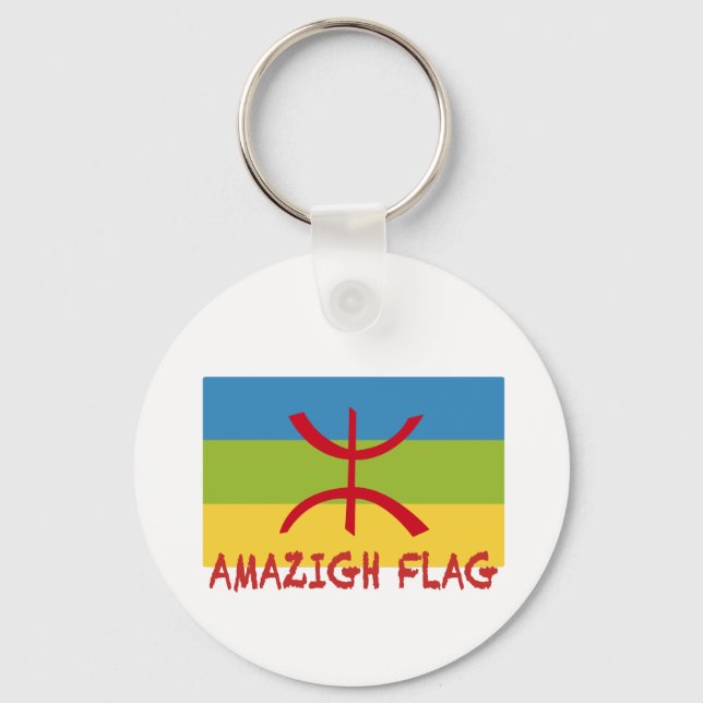 Llavero Bandera amazigh - bandera bereber-Drapeau Amazigh (Anverso)
