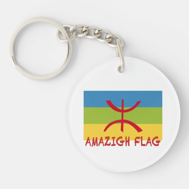 Llavero Bandera amazigh - bandera bereber-Drapeau Amazigh (Frente)