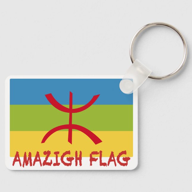 Llavero Bandera amazigh - bandera bereber-Drapeau Amazigh (Anverso)