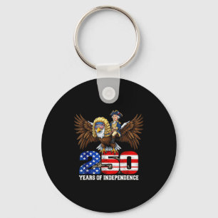 Llavero Bandera Americana Águila Vintage 4 de Julio 250 Añ