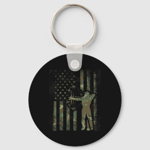 Llavero Bandera Americana Camo Regalo De Caza De Púas Para