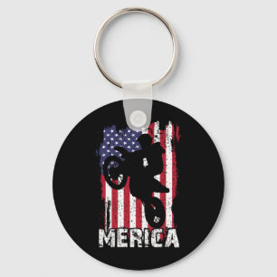 Llavero Bandera Americana De Bicicleta Merica Motocross 4