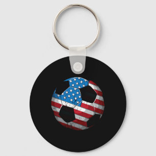 Llavero Bandera Americana De Fútbol Monada 4 De Julio Dive