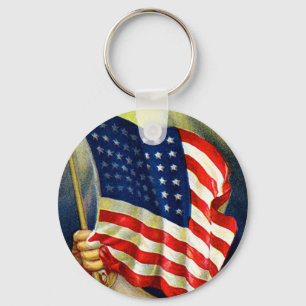 Llavero Bandera americana de la vieja gloria