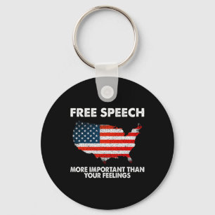 Llavero Bandera Americana Discurso Libre Republicano Conse